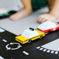 Candylab Yellow Taxi wood and diecast toy car for kids