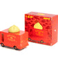 Candylab Golden Lotus Dumpling Van wood and diecast toy car for kids