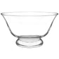 glass bowl serving paul revere godinger pedastal bowl clear