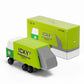 Candylab Icky's Garbage Truck wooden and diecast toy car for kids