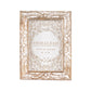 Shiraleah Sausalito white washed 4x6 picture frame 