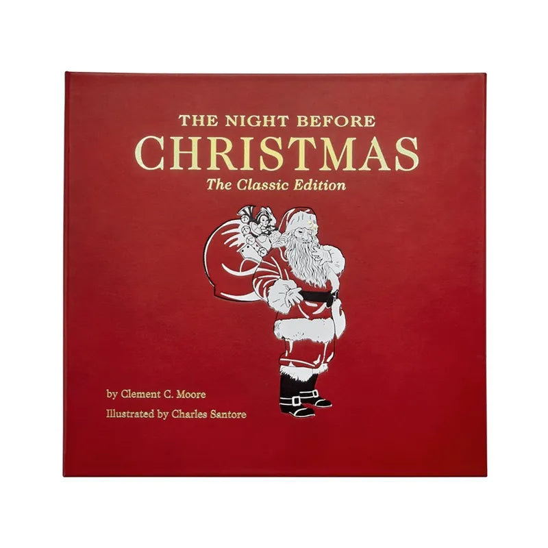 The Night Before Christmas-Red Leather