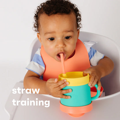 Morepeas essential sippy cup with straw 