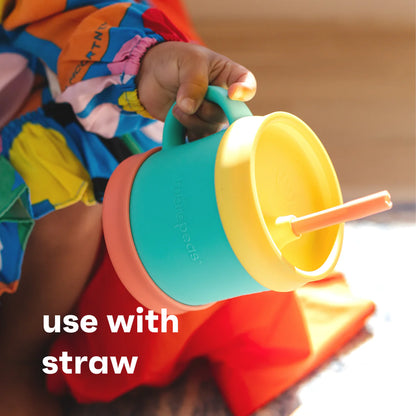 Morepeas essential sippy cup with straw 